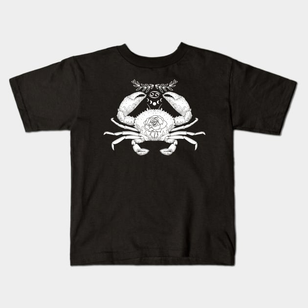 CANCER Kids T-Shirt by Introvert Home 